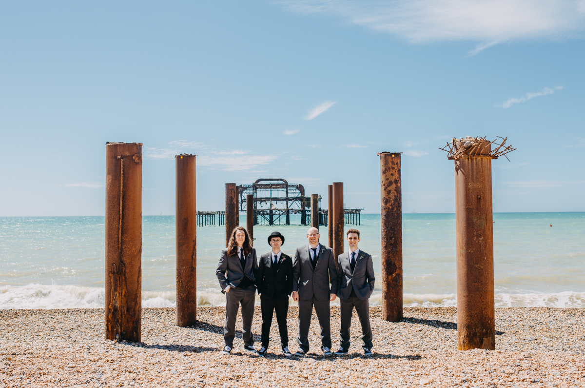Georgia Jon Brighton Beach Wedding 4 Alternative Wedding