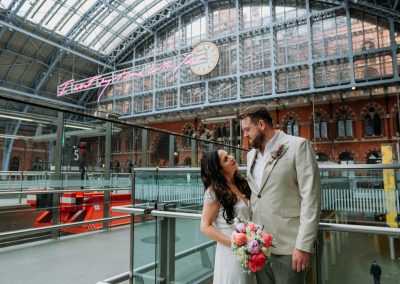 St Pancras ceremony | Lucy & Matt